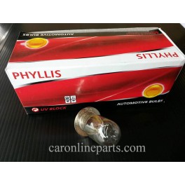หลอดไฟรถจักรยานยนต์  12V 25/25W  No.T19 PHYLLIS
