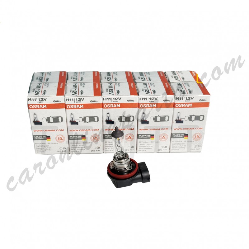 หลอดไฟฮาโลเจน H11 12V 55W  No.64211 OSRAM (บรรจุแพ็คละ 10ดวง)