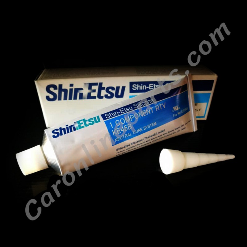 กาวดำ กาวทาปะเก็น กาวซิลิโคน Shin-Etsu Silicone 100g. แท้ No.KE45B  (Silicone Gasket)