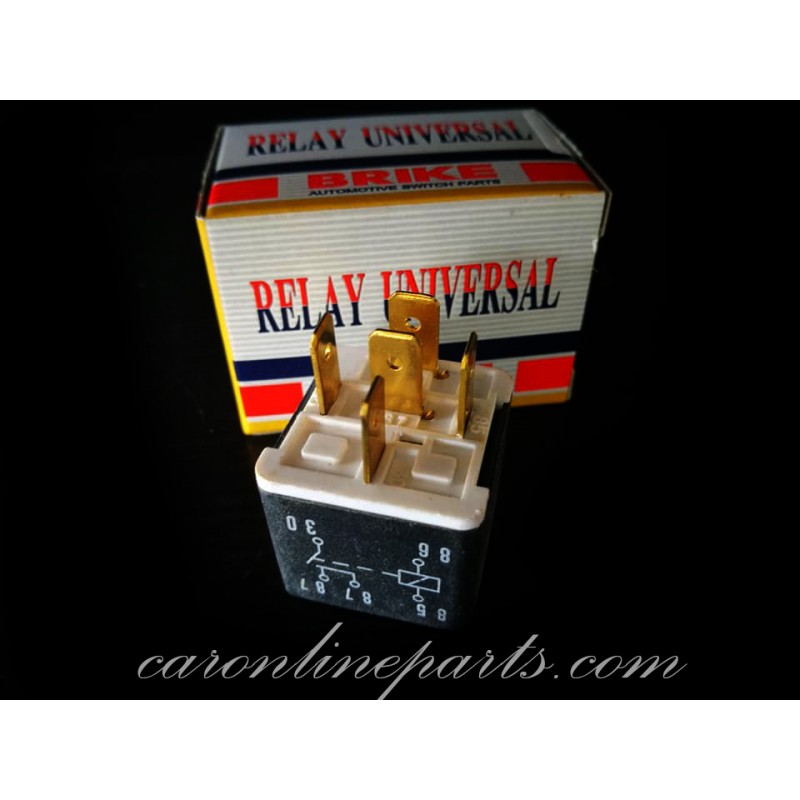 รีเลย์ไฟหน้า 5ขา XENON 12V 40A No.BRU008 (ใช้แทน 4ขาได้) BRIKE