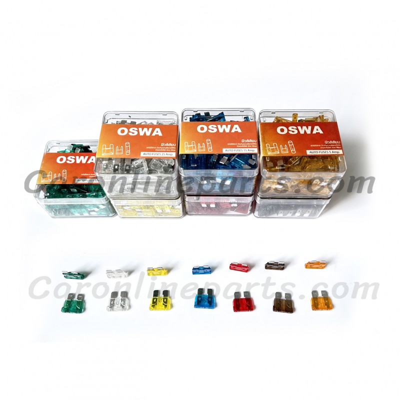 ฟิวส์เสียบทั่วไป 25A ( automotive blade fuses) บรรจุกล่องละ 100ตัว