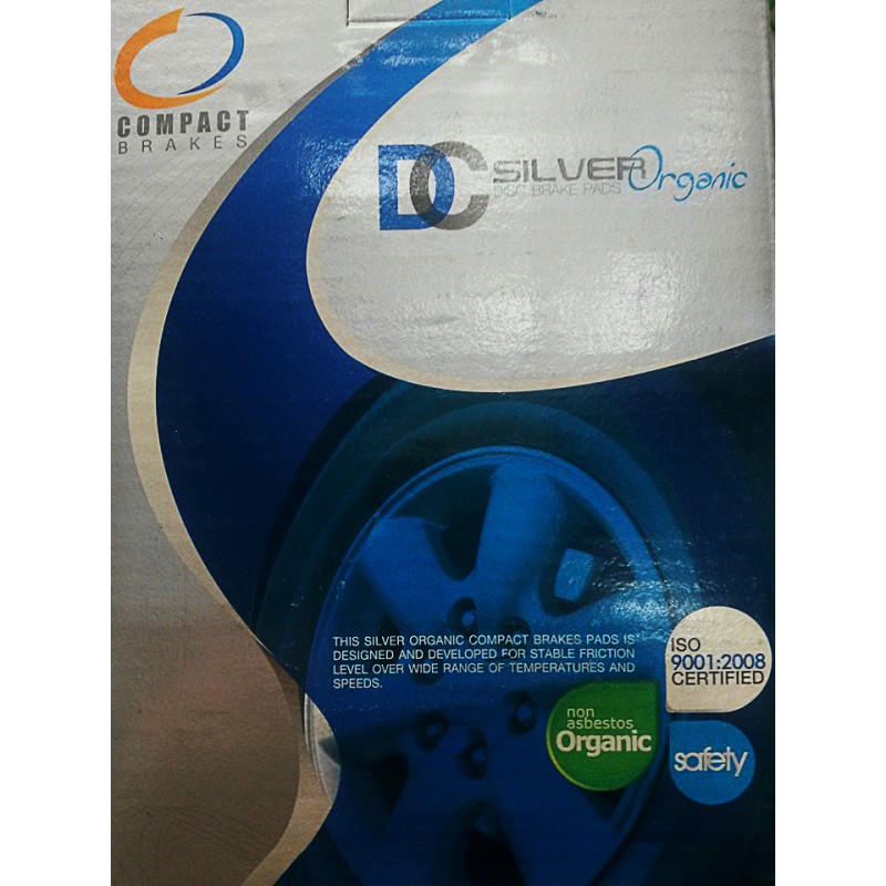 ผ้าดิสเบรกหน้า MAZDA FIGHTER, FORD RANGER 2WD-4WD No.DCN-557, DCC-557 COMPACT