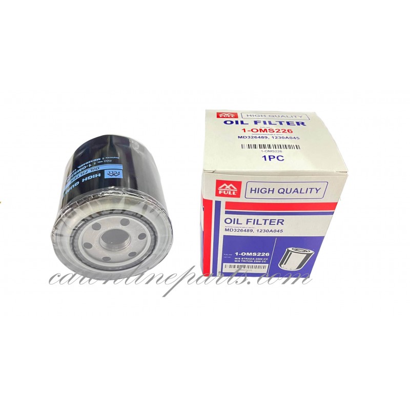 กรองน้ำมันเครื่อง  M/S STRADA 2.5, TRITON   No.1-OMS226, MD326489, 1230A045  FULL