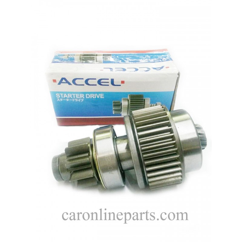 เฟืองสตาร์ท KBZ, TFR  9ฟัน หมุนขวา  No.AC15  ACCEL