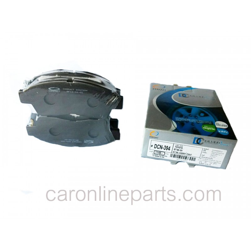 ผ้าดิสเบรคหน้า ST191, ST190, AT190, CAMRY 2200 No.DCN-394, DCC-394 COMPACT
