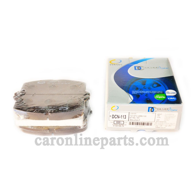 ผ้าดิสเบรคหน้า  AE80-AE100, SOLUNA  No.DCN-113, DCC-113  SILVER COMPACT