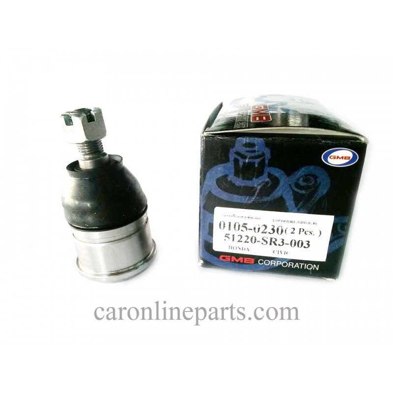 ลูกหมากปีกนก-ล่าง CIVIC'88-2000, CRV'96-2001  No.0105-0230 GMB (Ball Joint) บรรจุแพ็คละ 2ตัว
