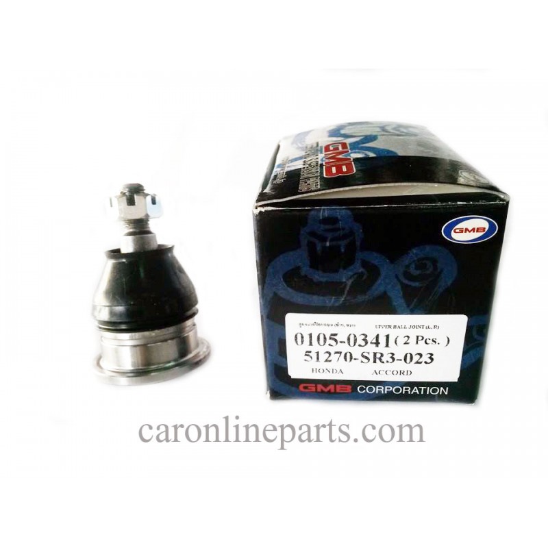 ลูกหมากปีกนก-บน CIVIC'88-2000, CRV'96-2001  No.0105-0341 GMB (Ball Joint) บรรจุกล่องละ 2ตัว