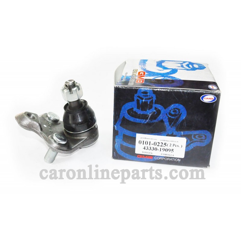 ลูกหมากนก-ล่าง ALTIS, AE100, ST190 No.0101-0225/43330-19095 GMB (Ball Joint) บรรจุกล่องละ 2ตัว