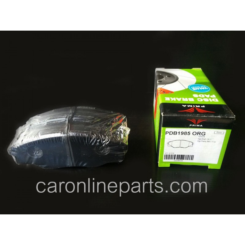 ผ้าดิสเบรคหน้า VIGO Smart, VIGO Champ 2WD  No.PDB1985-ORG PRIMA