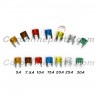 ฟิวส์เสียบจิ๋ว 5A (automotive mini blade fuses) บรรจุกล่องละ 100ตัว
