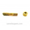 สกรูท่อไอเสีย-พร้อมหัวทองเหลือง TOYOTA RN  ขนาด M10x54x1.25/1.25  (บรรจุแพ็คละ 10ตัว)