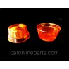 ฝาครอบไฟสต๊อปแลมป์กลม สีส้ม  (Side Marker Light Cover)  บรรจุแพ็คละ 10อัน