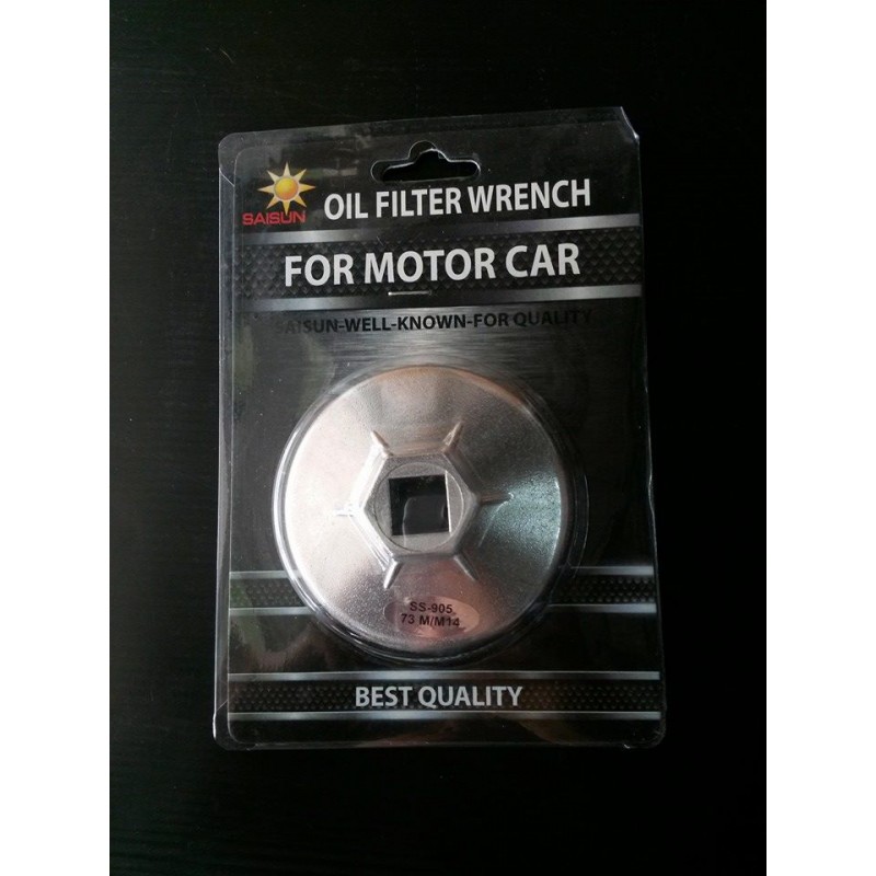 ถ้วยถอดกรองน้ำมันเครื่อง VIGO 73MM No.SS-905 SAISUN (Oil Filter Cap Wrench)