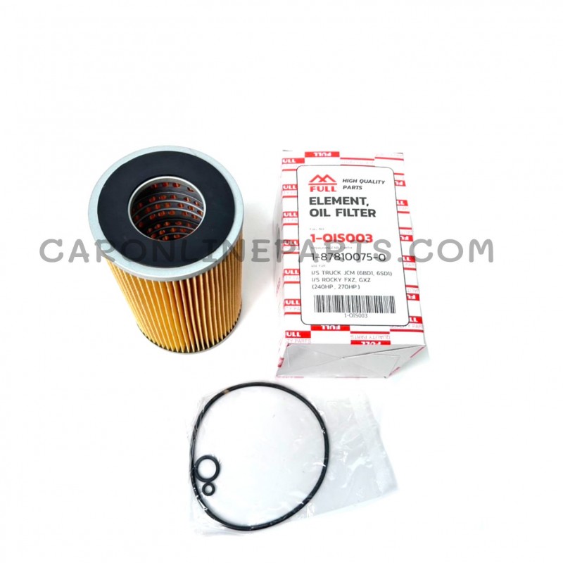 กรองน้ำมันเครื่อง ISUZU JCM 6BD1, ROCKY FXZ, GXZ No.1-87810075-0 (1-OIS003) FULL